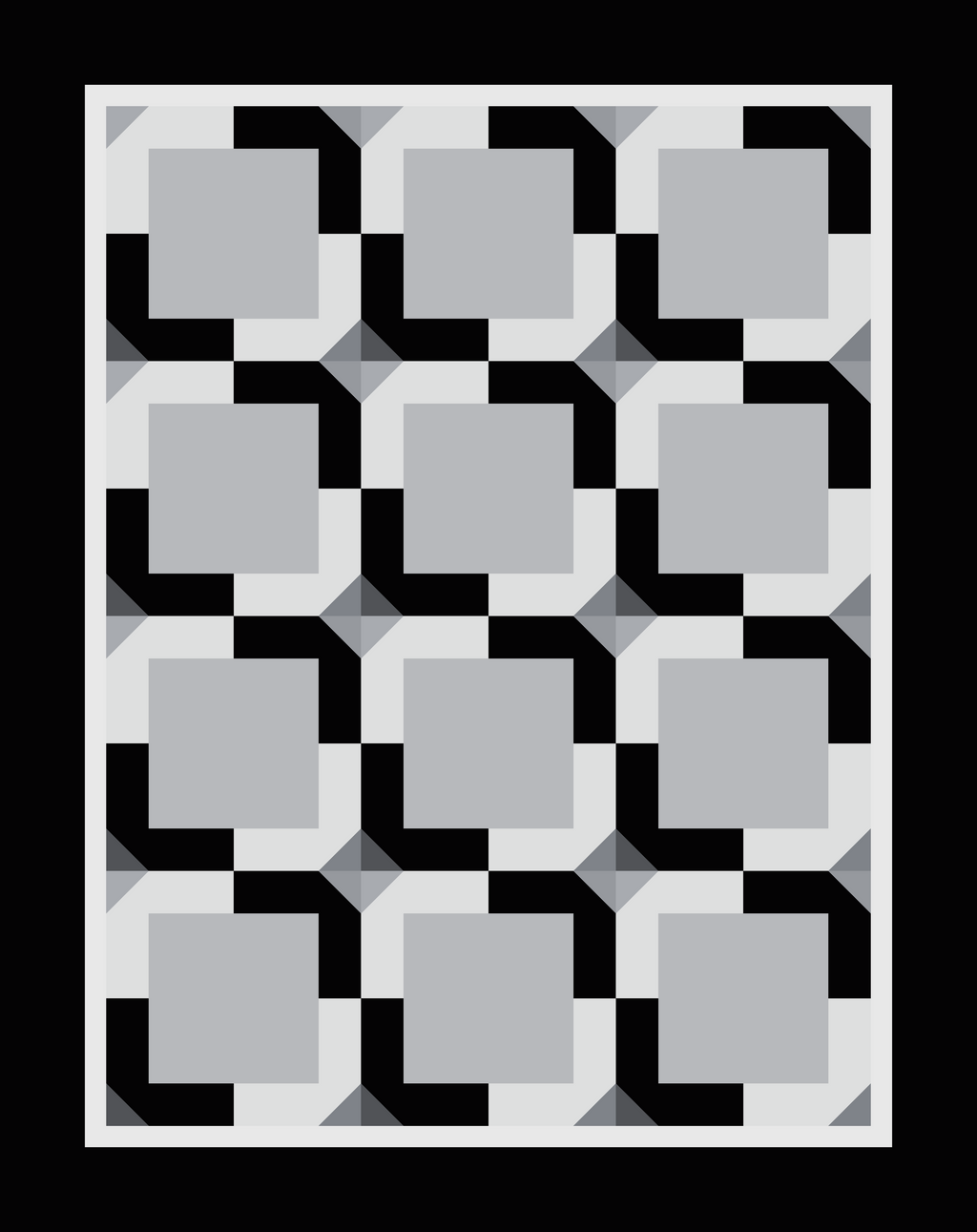 Mosslen™ CORNERSTONE WINDOWS QUILT PATTERN