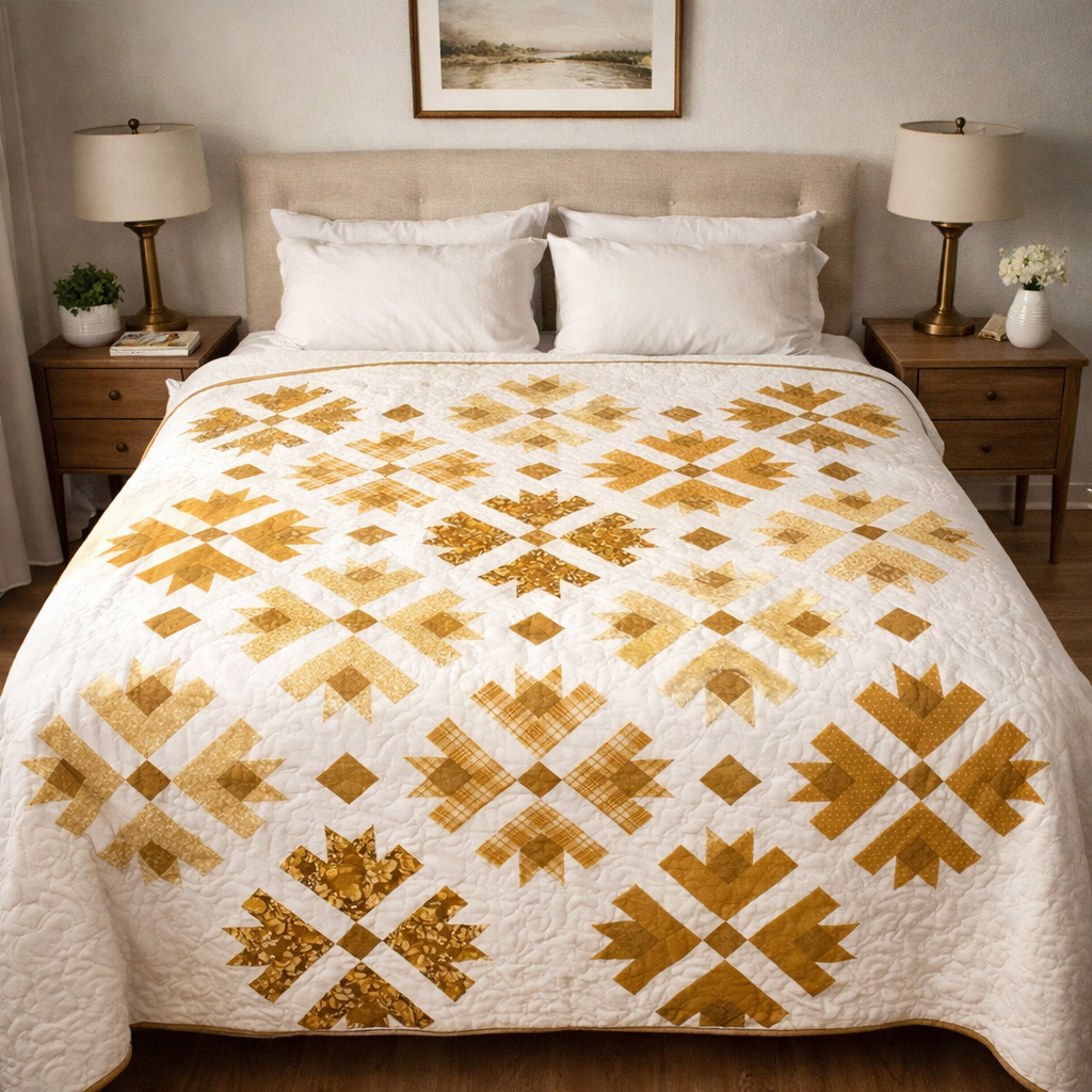 Mosslen™ Gilded Crosswinds Quilt Pattern (PDF)