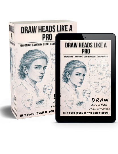 Draw Heads Like a Pro: Draw Any Head From Any Angle (Even If You Can't Draw)