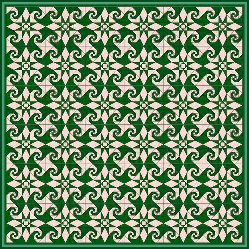 Mosslen™ VORTEX STARS QUILT PATTERN