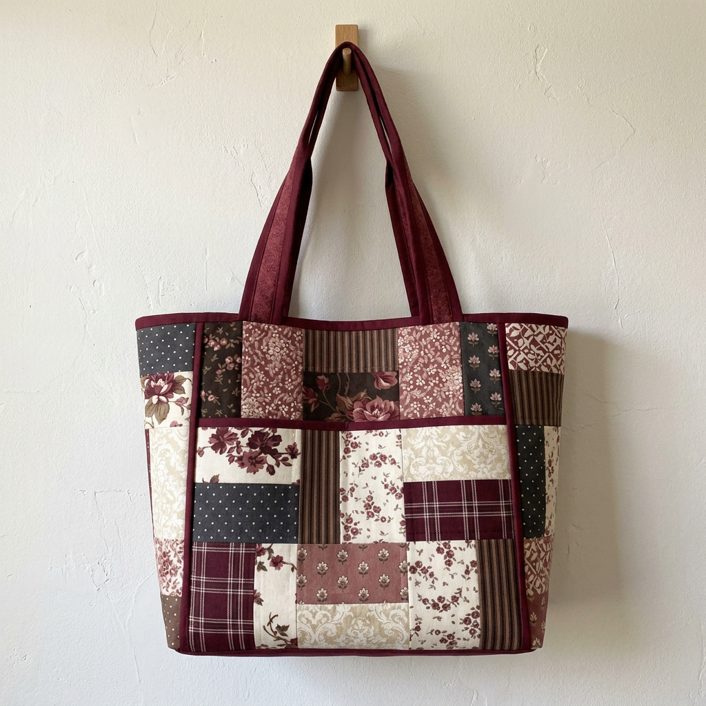 Charming 8-Pocket Tote Bag Sewing Pattern