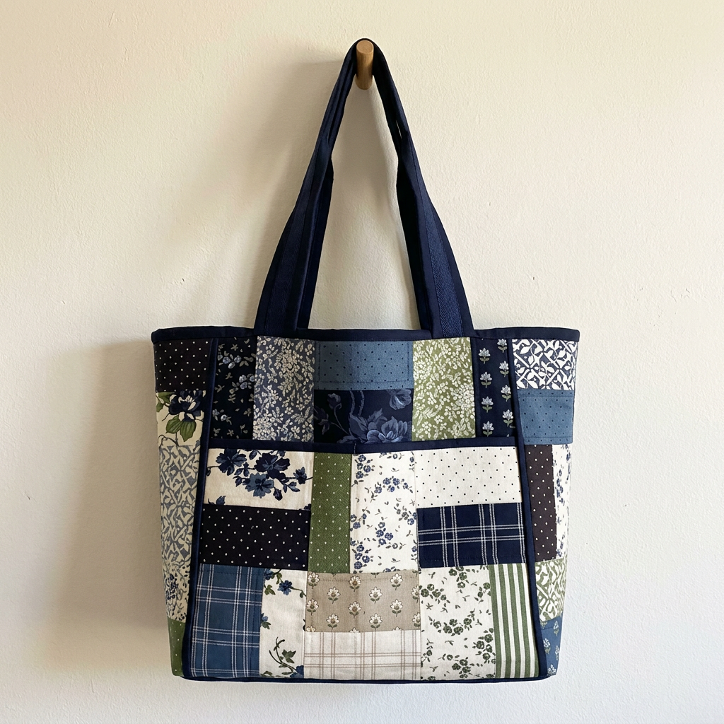 Charming 8-Pocket Tote Bag Sewing Pattern