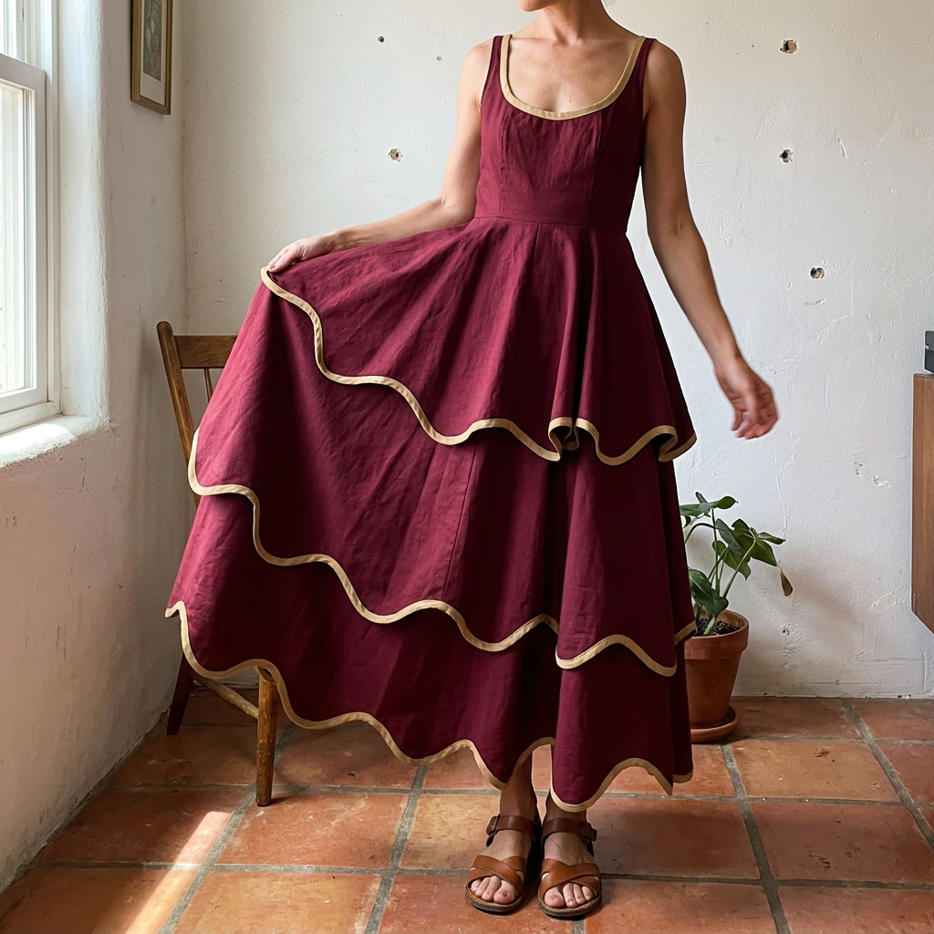 Cascade Dress Sewing Pattern
