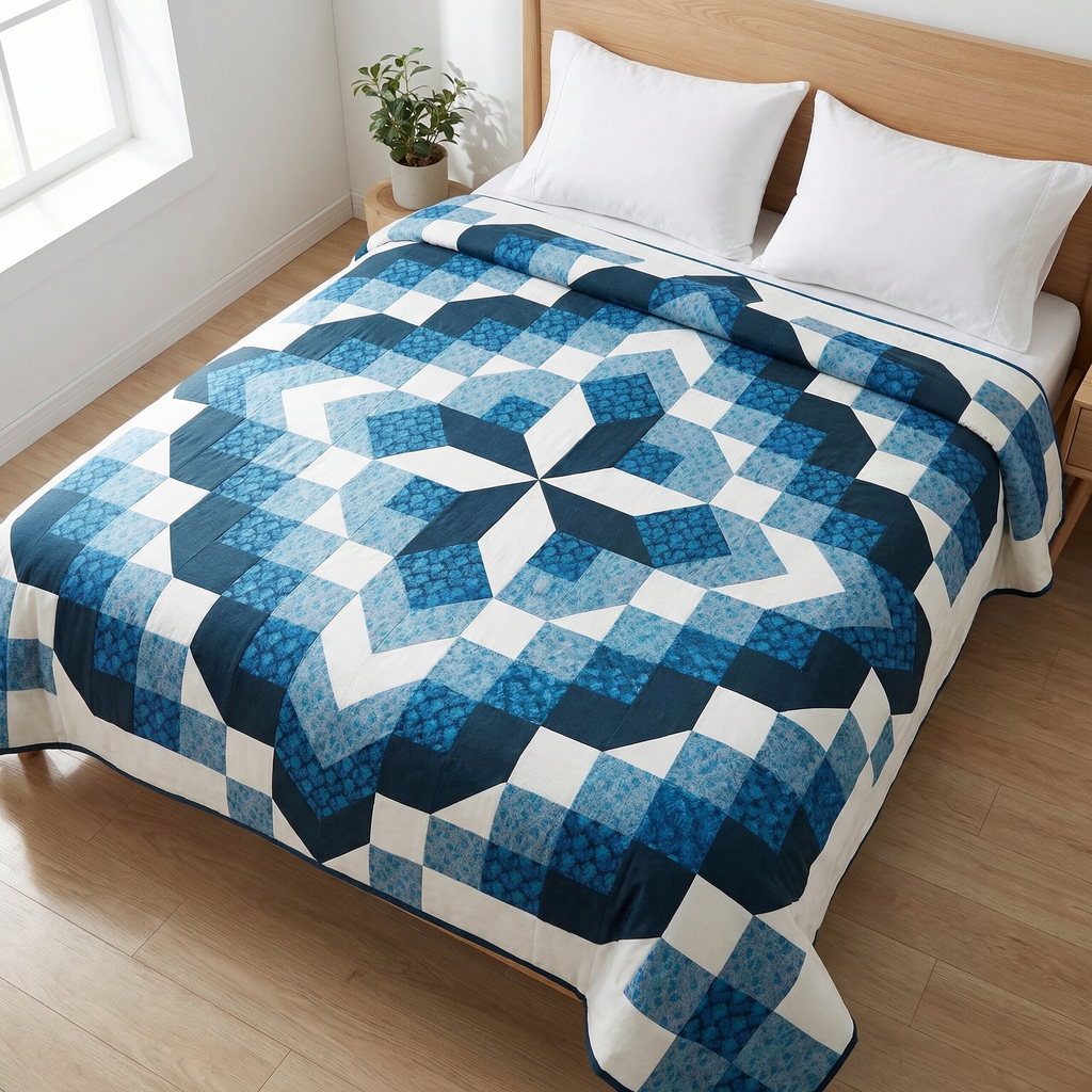 Mosslen™ CHROMA STARFLOWER  QUILT PATTERN